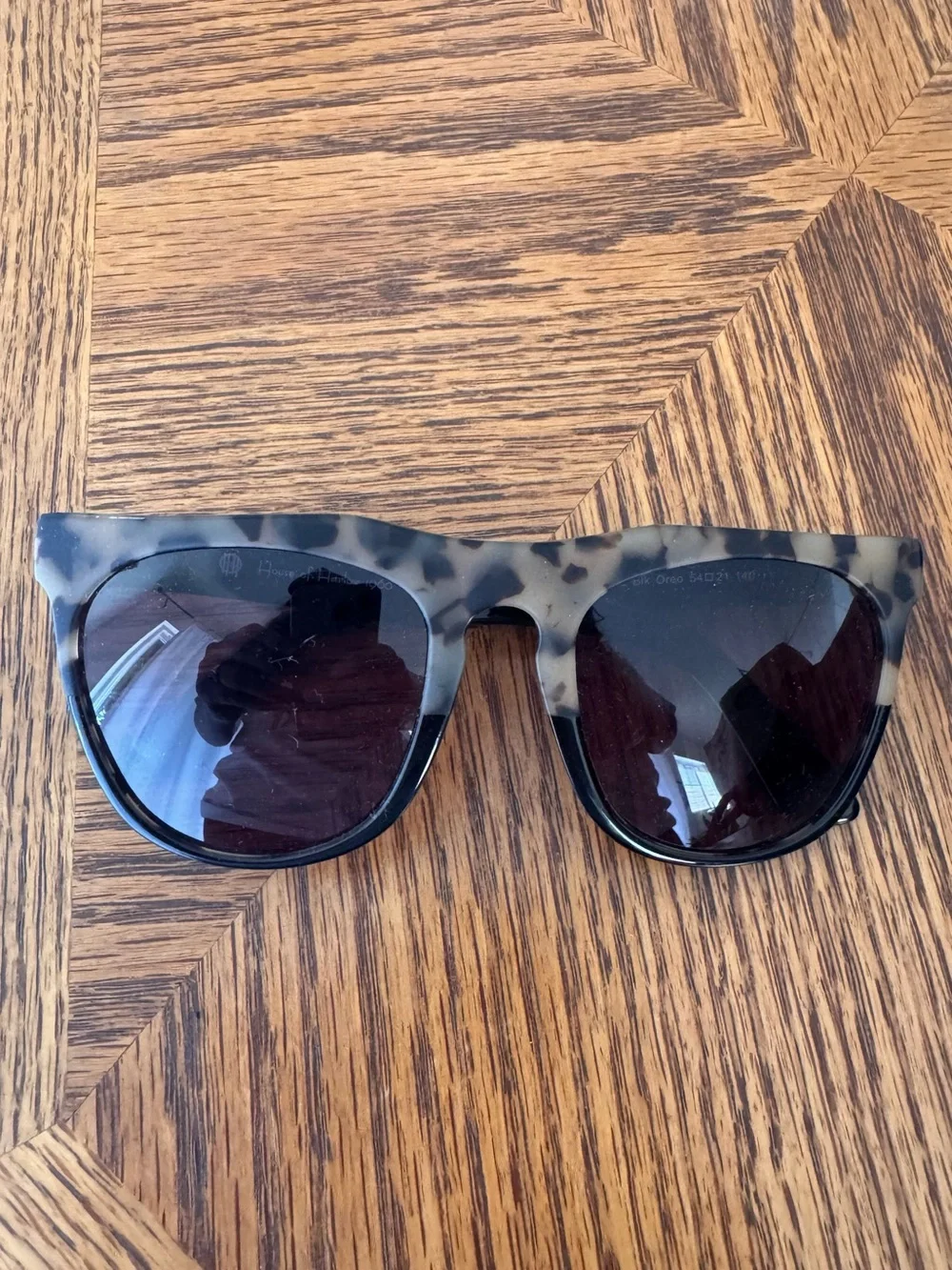House of Harlow Tortoise Vintage Sunglasses with Skull Accent